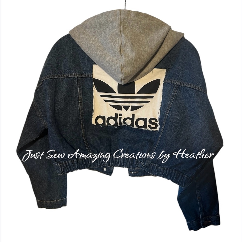 Upcycled jean jacket